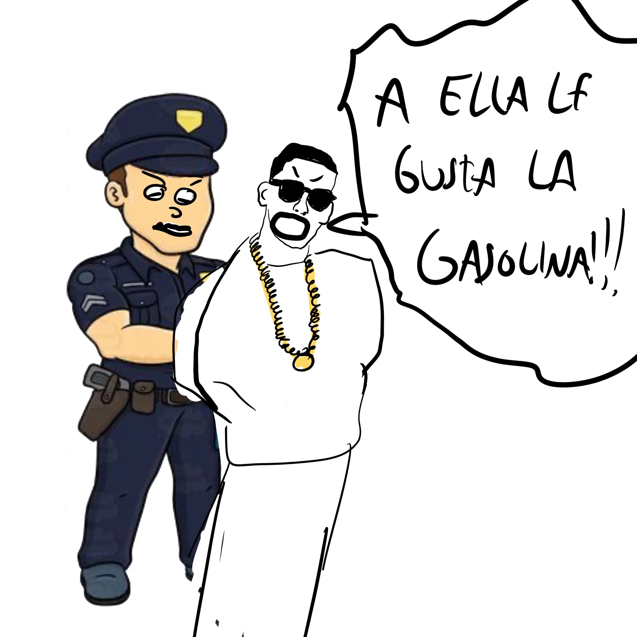 a ella le gusta la gasolina